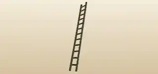 はしごのシルエット