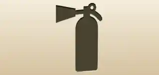 消火器のシルエット