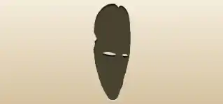 仮面のシルエット