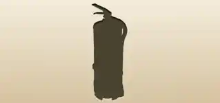 消火器のシルエット