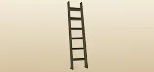 はしごのシルエット