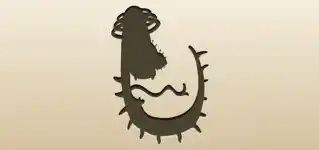 グラフィティのシルエット