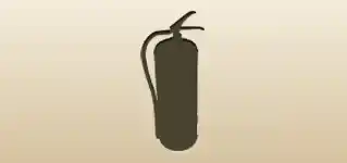 消火器のシルエット