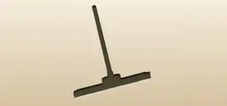 窓用ワイパーのシルエット