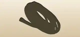 ホースのシルエット
