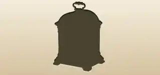 時計のシルエット