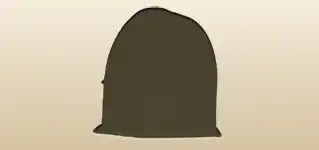 ラジオのシルエット