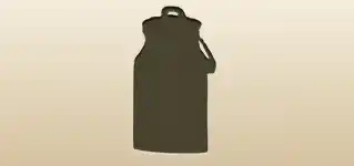 ミルク缶のシルエット