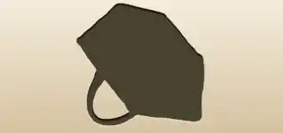 バスケットのシルエット