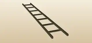 はしごのシルエット