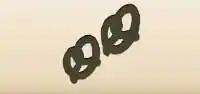 Pretzel silhouette