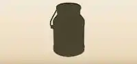 Milk Can silhouette