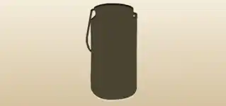ミルク缶のシルエット