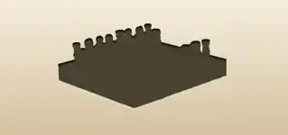 チェスのシルエット