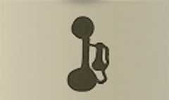 Telephone silhouette #2