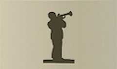 Jazzman silhouette #1