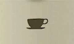 コーヒーカップのシルエット