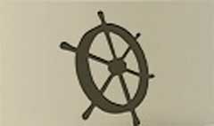 Ship's Wheel silhouette #4