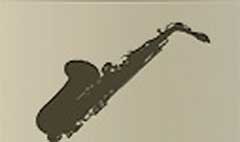 Saxophone silhouette #3