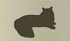 Cat silhouette #3
