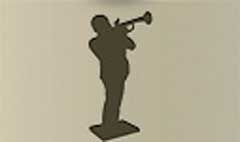 Jazzman silhouette #3
