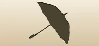 Umbrella silhouette