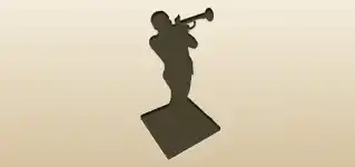 Jazzman silhouette
