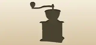 Coffee Grinder silhouette