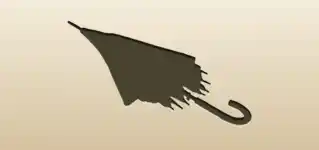 Umbrella silhouette