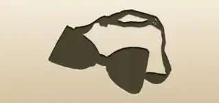 Bow Tie silhouette