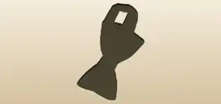 Bow Tie silhouette