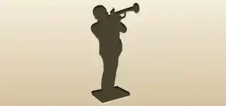 Jazzman silhouette