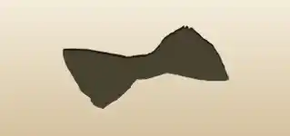 Bow Tie silhouette