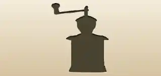 Coffee Grinder silhouette