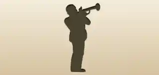 Jazzman silhouette