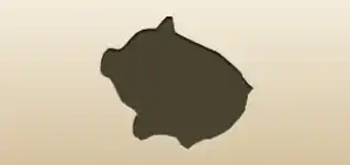 Piggy Bank silhouette