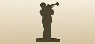 Jazzman silhouette