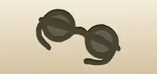Eyeglasses silhouette