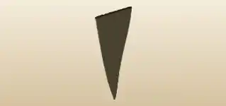 Pennant silhouette