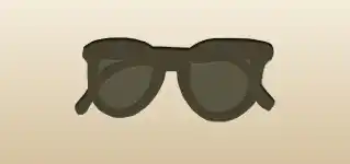Eyeglasses silhouette