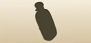 Hip Flask silhouette