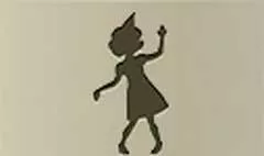 Zombie Girl silhouette