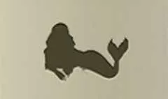 Mermaid silhouette