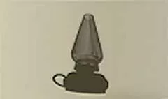 Kerosene Lamp silhouette