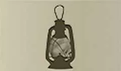 Kerosene Lamp silhouette