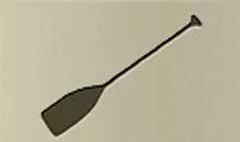 Oar silhouette