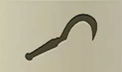 Sickle silhouette