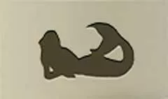Mermaid silhouette