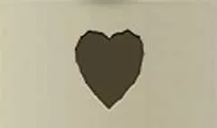 Heart silhouette