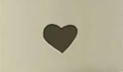 Heart silhouette